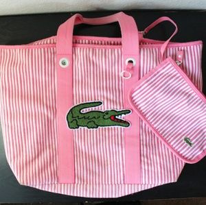 Large Lacoste Travel Tote